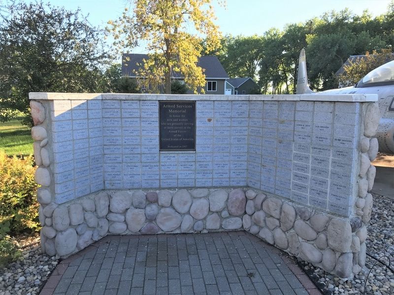 Lake Norden Armed Services Memorial image. Click for full size.