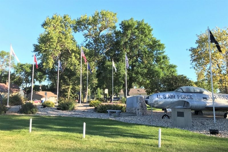 Lake Norden Armed Services Memorial image. Click for full size.