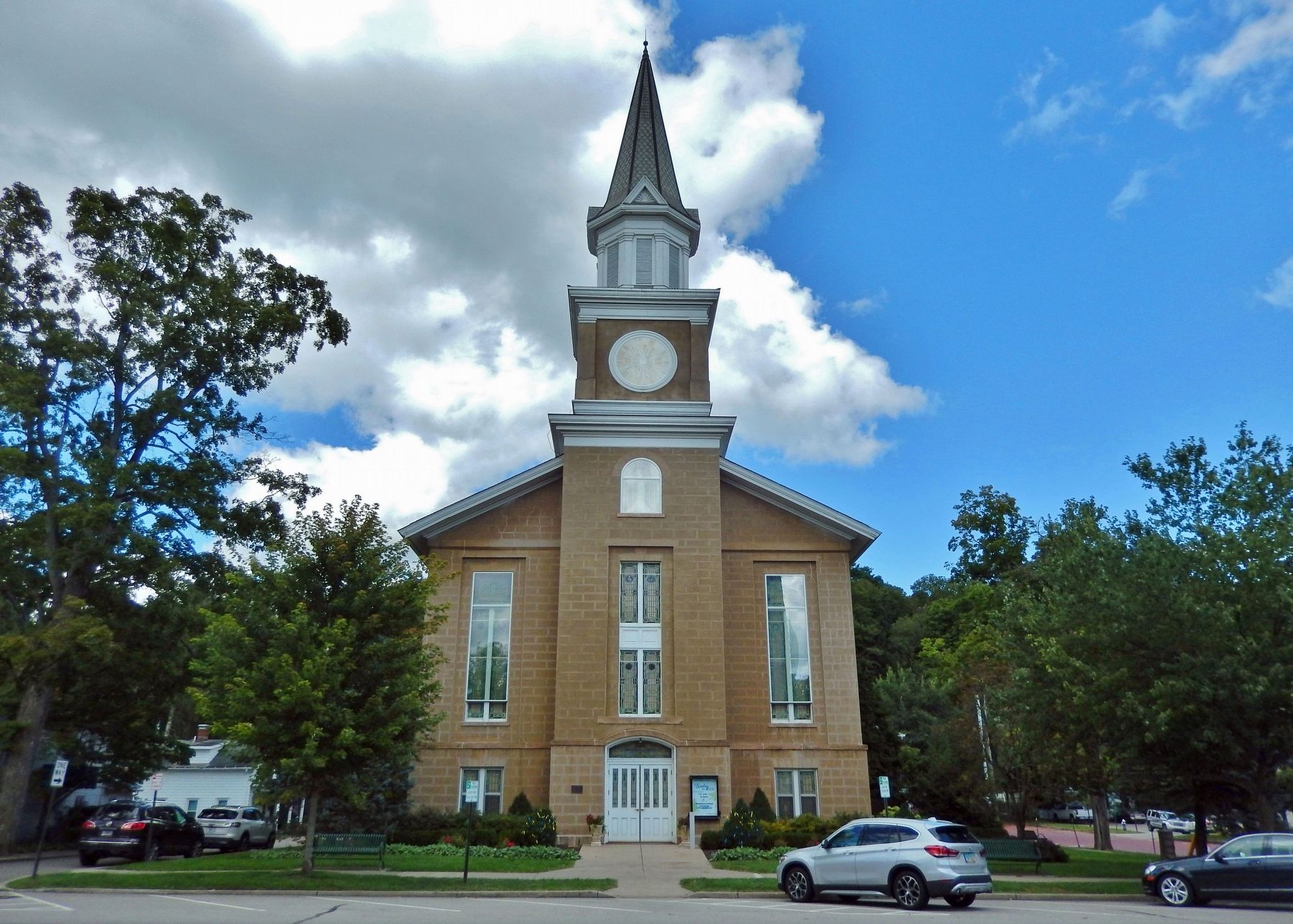 First Presbyterian Church of Granville (<i>south/front elevation</i>) image. Click for full size.
