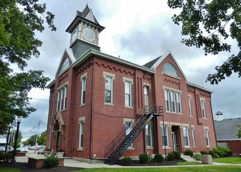 Monroe Township Hall (<i>northeast elevation</i>) image. Click for full size.