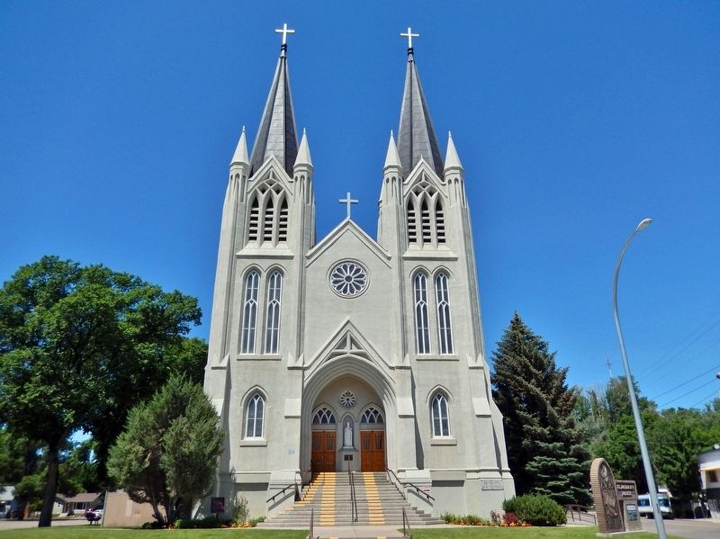 St. Patrick's Roman Catholic Church (<i>south/front elevation</i>) image. Click for full size.