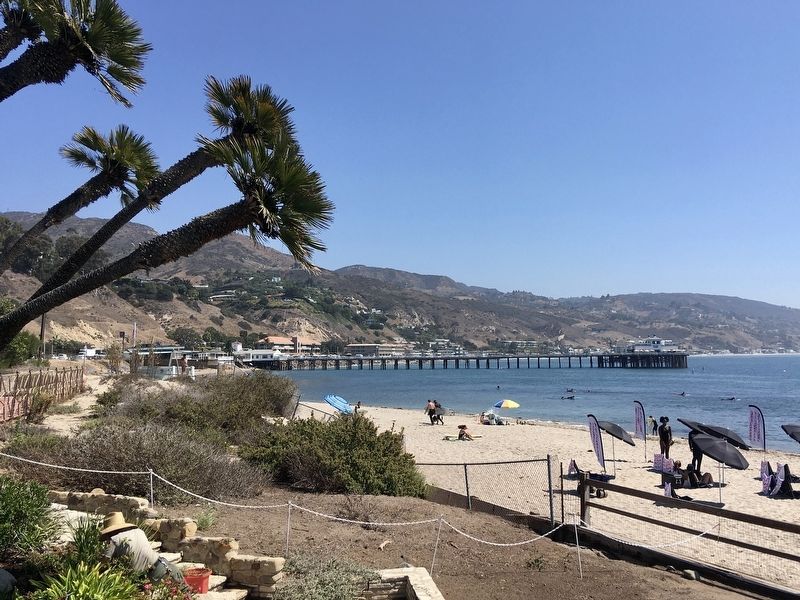 Malibu Pier, viewed from the Marker image. Click for full size.