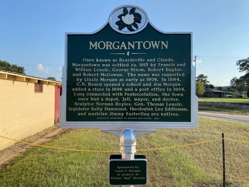 Morgantown Marker image. Click for full size.