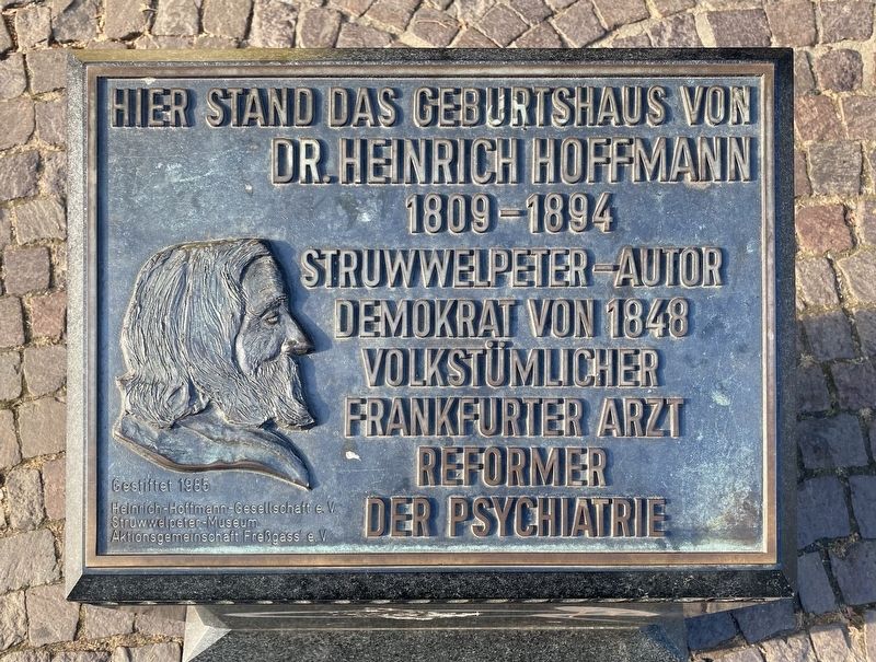 Dr. Heinrich Hoffman Marker image. Click for full size.