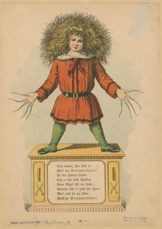 Illustration of Struwwelpeter image. Click for full size.