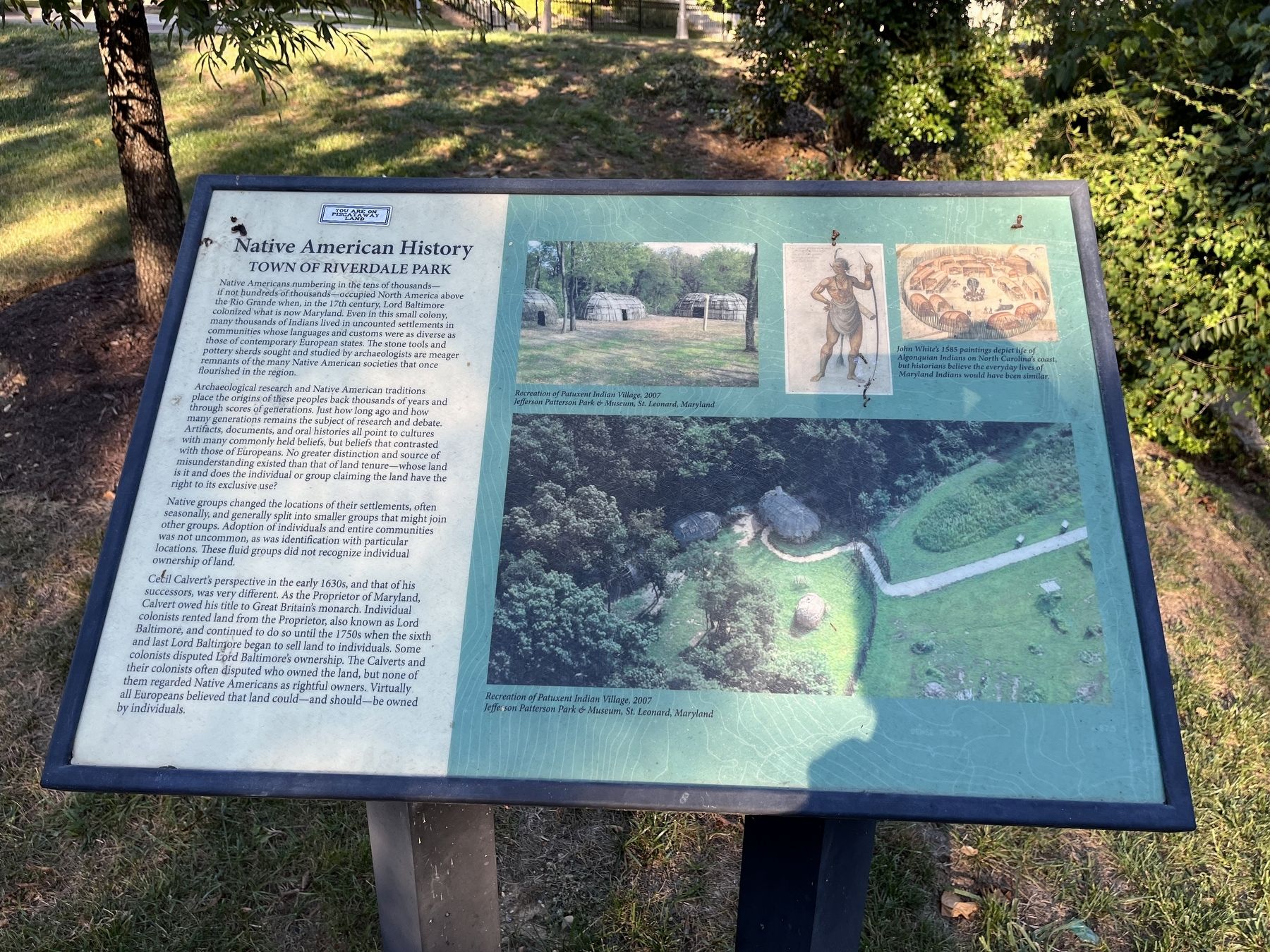 Native American History Marker image. Click for full size.