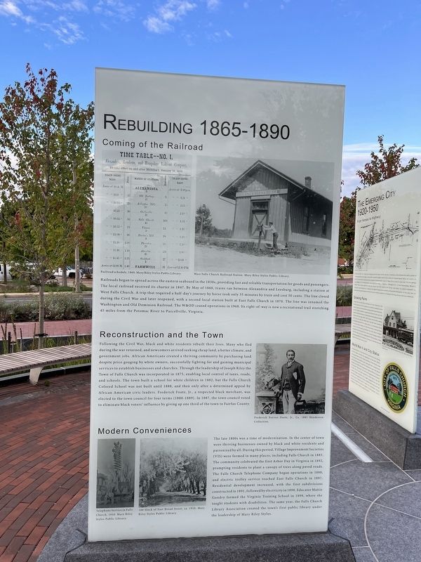 Rebuilding 1865 - 1890 side of the marker image. Click for full size.
