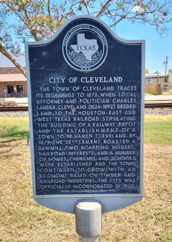 City of Cleveland Marker. Click for full size. City of Cleveland Marker image. Click for full size.