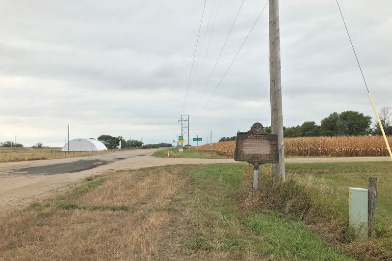 Brown County / Day County Marker, from the east image. Click for full size.