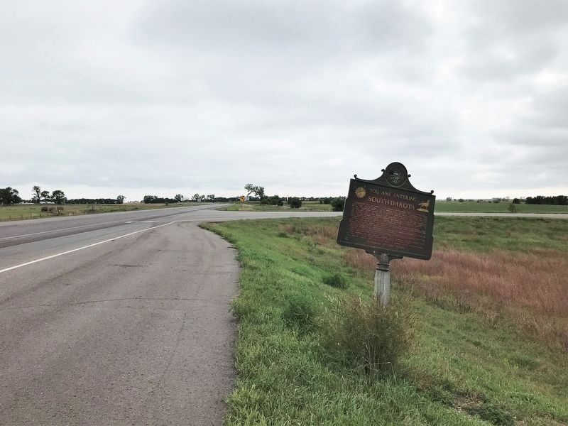 South Dakota Marker, from the north image. Click for full size.