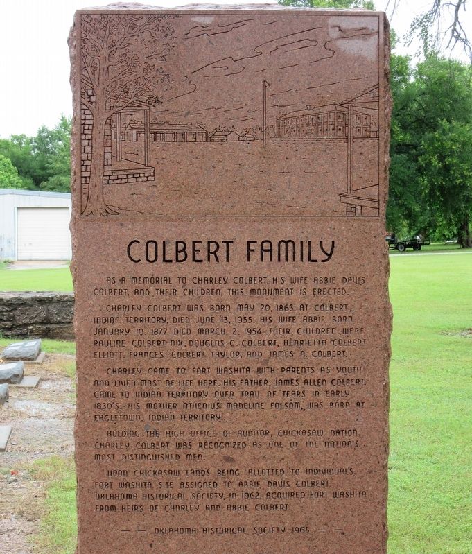 Colbert Family Marker image. Click for full size.
