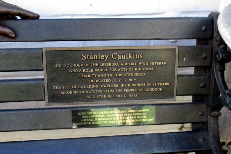 Stanley Caulkins Marker. Click for full size. Stanley Caulkins Marker image. Click for full size.