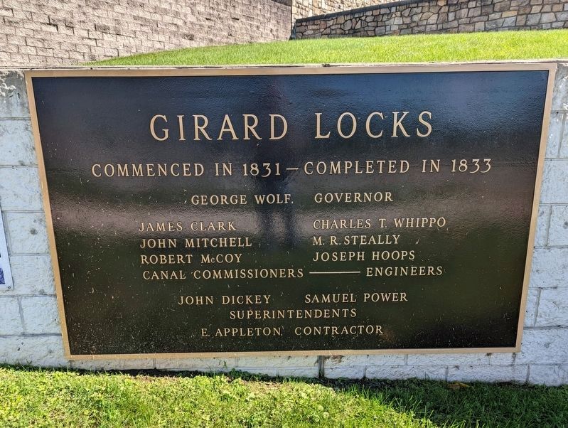 Girard Locks plaque. Click for full size. Girard Locks plaque image. Click for full size.