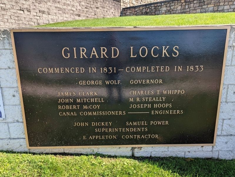 Girard Locks plaque image. Click for full size.
