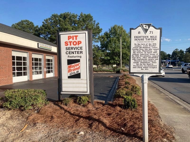 Eighteen Mile House Tavern Marker. Click for full size. Eighteen Mile House Tavern Marker image. Click for full size.