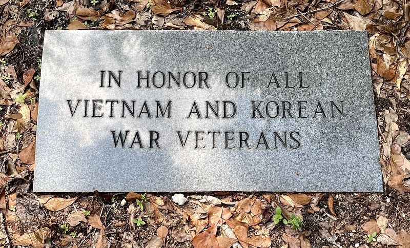Vietnam and Korean War Veterans Marker. Click for full size. Vietnam and Korean War Veterans Marker image. Click for full size.