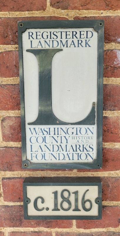Enoch Wright House Marker. Click for full size. Enoch Wright House Marker image. Click for full size.
