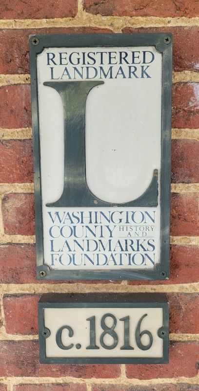 Enoch Wright House Marker image. Click for full size.