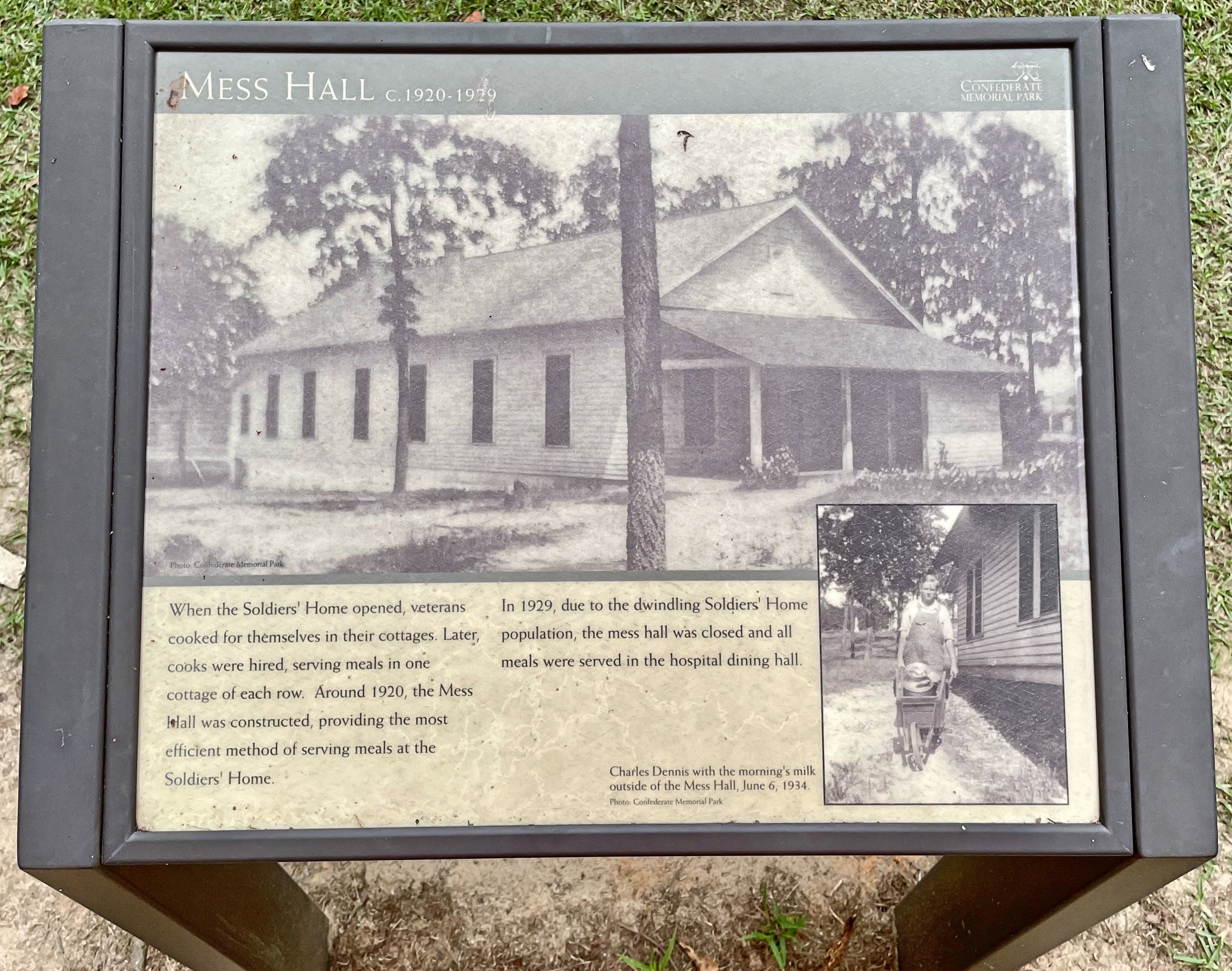 Photo: Mess Hall c. 1920-1929 Marker