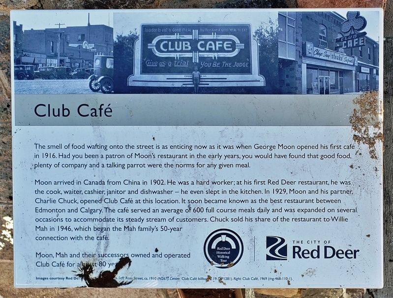 Club Caf� Marker image. Click for full size.