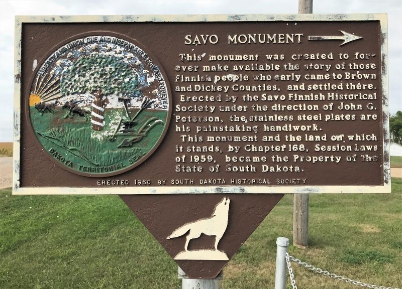 Savo Monument Marker image. Click for full size.