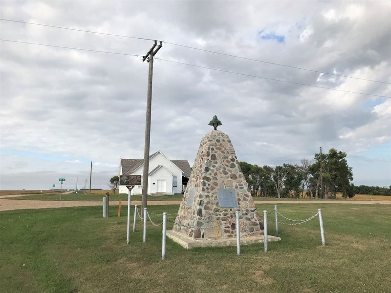 Savo Monument & Marker, from the south image. Click for full size.