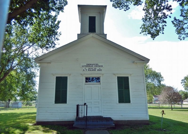 Emmanuel Lutheran Church (<i>east/front elevation</i>) image. Click for full size.