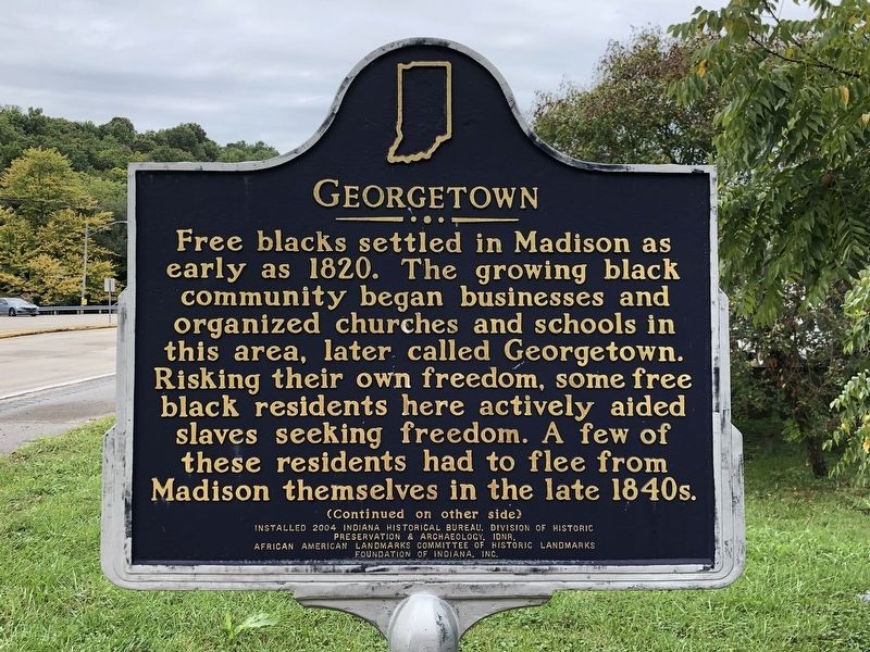 Georgetown Marker (side A) image. Click for full size.
