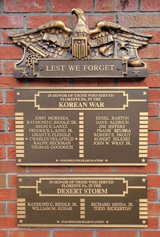 Lest We Forget Marker. Click for full size. Lest We Forget Marker image. Click for full size.