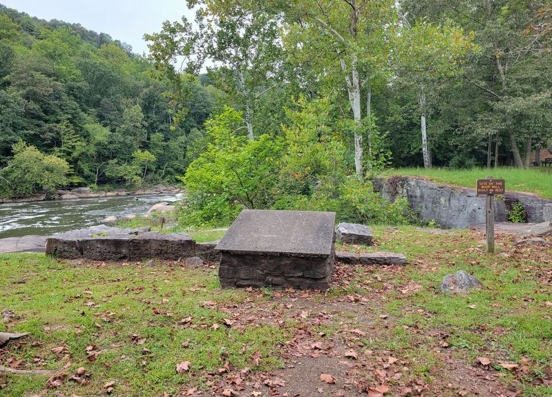 Site of the Whip Mill built in 1837. Click for full size. Site of the Whip Mill built in 1837 image. Click for full size.