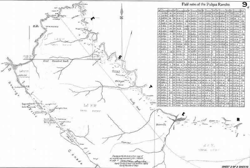 Rancho de las Pulgas Map (North). Click for full size. Rancho de las Pulgas Map (North) image. Click for full size.