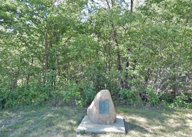Site of Camp Hamilton Marker image. Click for full size.