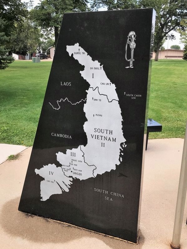 Aberdeen, South Dakota Vietnam Veterans Memorial (south section, side 1). Click for full size. Aberdeen, South Dakota Vietnam Veterans Memorial (south section, side 1) image. Click for full size.