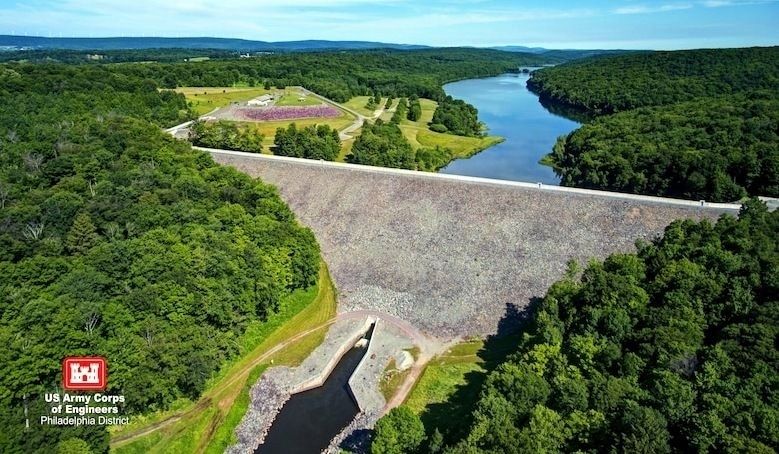 Prompton Dam and Reservoir image. Click for more information.