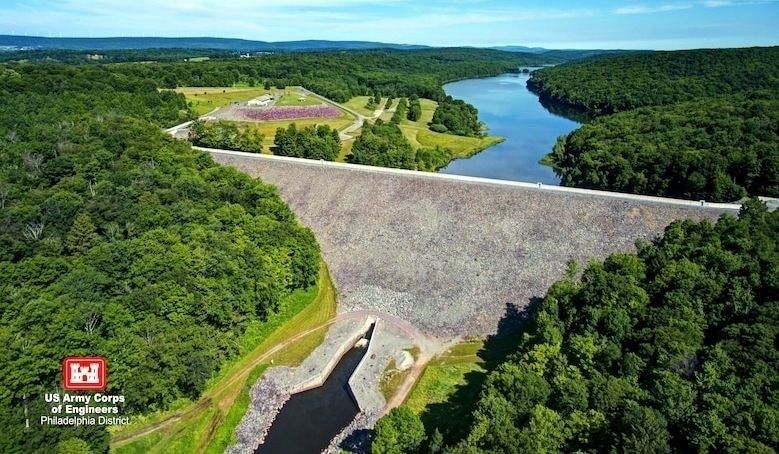 Prompton Dam and Reservoir. Click for full size. Prompton Dam and Reservoir image. Click for full size.
