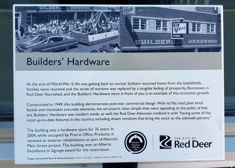 Builders' Hardware Marker image. Click for full size.