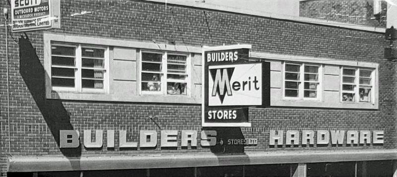 Marker detail: Builders' Hardware, 1963. Click for full size. Marker detail: Builders' Hardware, 1963 image. Click for full size.