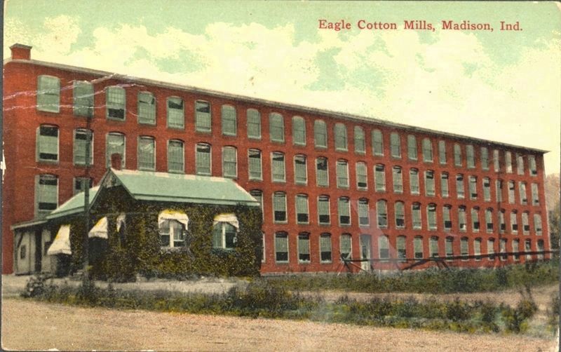 Vintage Eagle Cotton Mill postcard image. Click for full size.