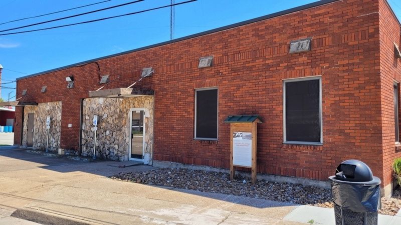 The Dayton's Volunteer Fire Department Marker is on the right side of the old Fire Station image. Click for full size.