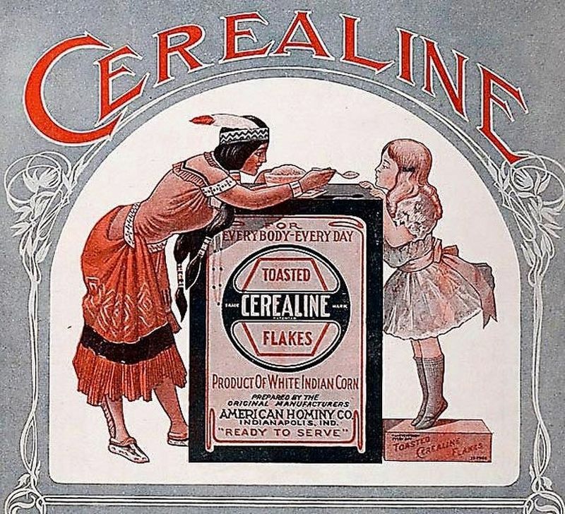 Ad for Toasted Cerealine Flakes image. Click for full size.