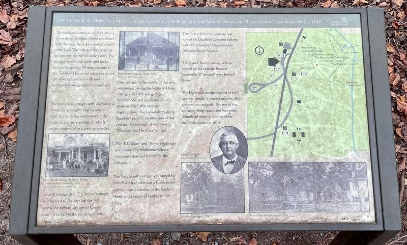 Site of the Cottages marker. image. Click for full size.
