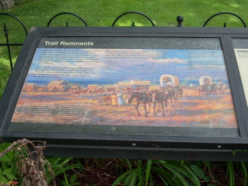 Trail Remants Marker image. Click for full size.