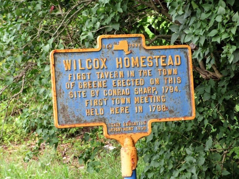 Wilcox Homestead Marker. Click for full size. Wilcox Homestead Marker image. Click for full size.
