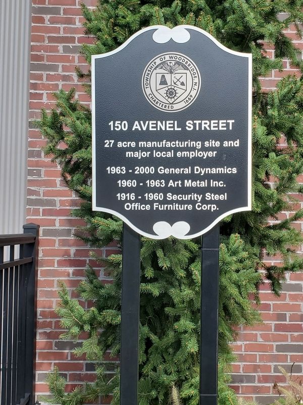 150 Avenel Street Marker image. Click for full size.
