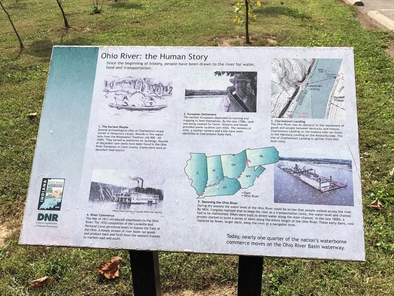 Ohio River: the Human Story Marker image. Click for full size.