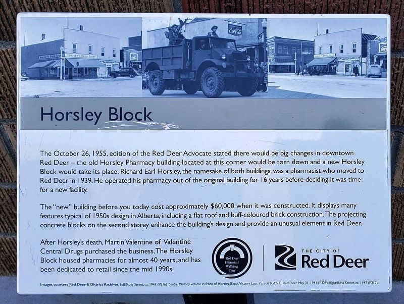 Horsley Block Marker image. Click for full size.