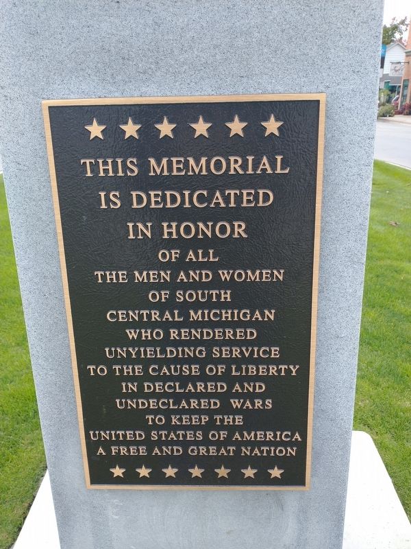 South Central Michigan Veterans Memorial image. Click for full size.