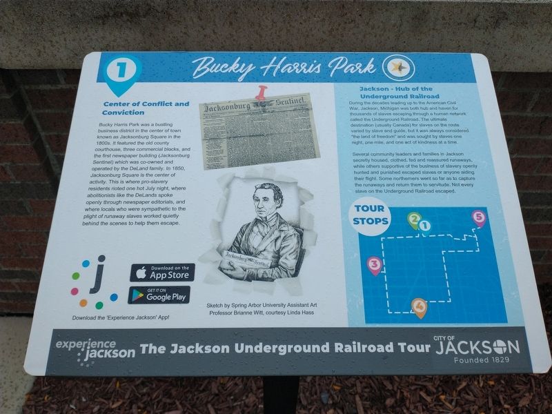 Bucky Harris Park Marker. Click for full size. Bucky Harris Park Marker image. Click for full size.