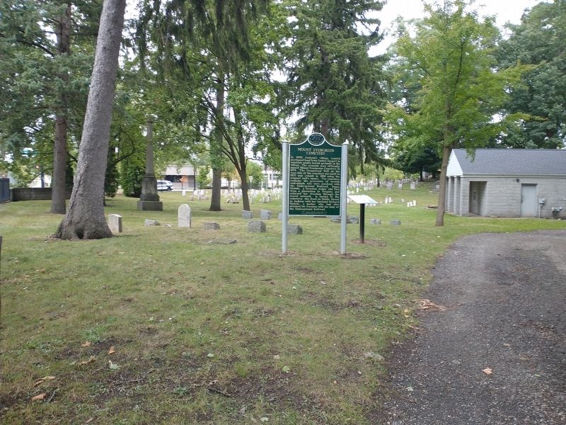 Mt. Evergreen Cemetery Marker image. Click for full size.