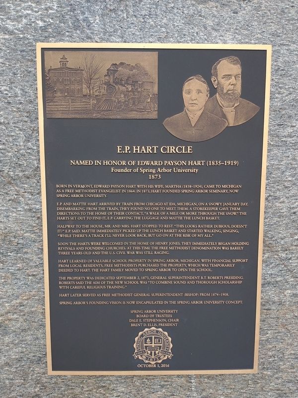 E.P. Hart Circle Marker image. Click for full size.